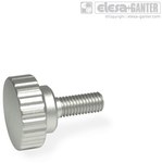 Насічене регулювальне колесо GN 535-20-M5-10-PL